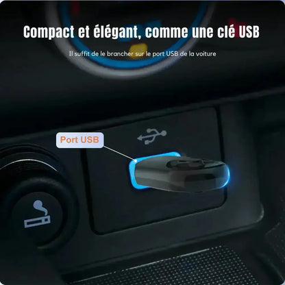 Driveasy™ - Adaptateur 2 en 1 CarPlay & Android Auto Sans Fil – Convertisseur USB Plug & Play pour Voiture avec Système OEM