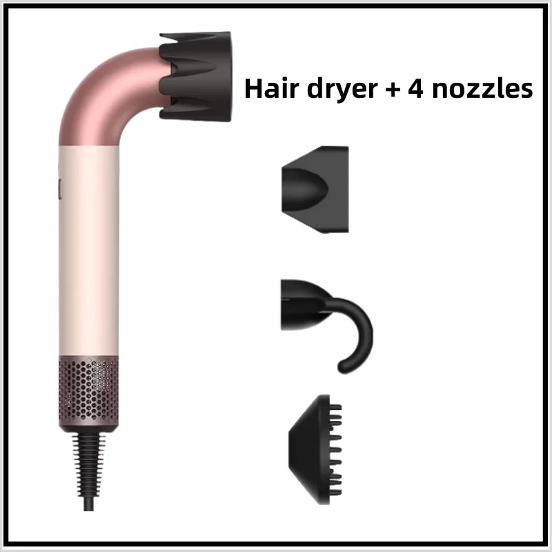 Professional Leafless Hair Dryer Negative Ion Home Salon Personal Hair Styling Tool Compact Electric Hair Dryer for Fast Drying