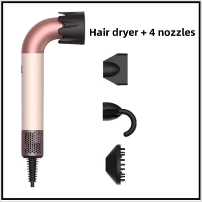 Professional Leafless Hair Dryer Negative Ion Home Salon Personal Hair Styling Tool Compact Electric Hair Dryer for Fast Drying