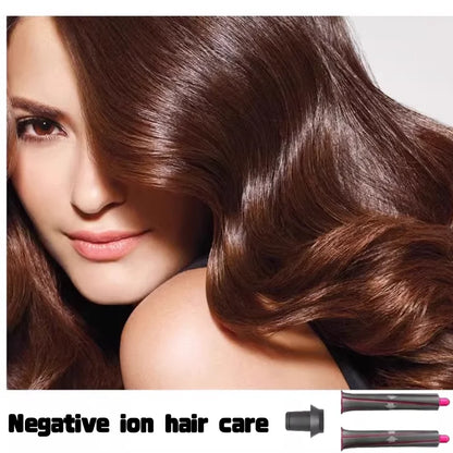 Professional negative ion hair dryer for home high-speed leafless constant temperature hair dryer quickly drying with curly nozz