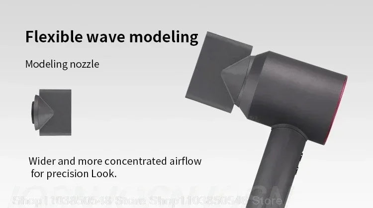 Professional Leafless Hair Dryer, High-Speed Negative Ion 110,000 Rpm, Professional Hair Care, 62M/S Wind, 1600W, Quick Drying