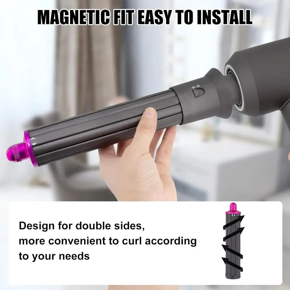 Professional negative ion hair dryer for home high-speed leafless constant temperature hair dryer quickly drying with curly nozz