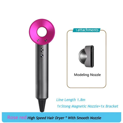 Professional Leafless Hair Dryer, High-Speed Negative Ion 110,000 Rpm, Professional Hair Care, 62M/S Wind, 1600W, Quick Drying