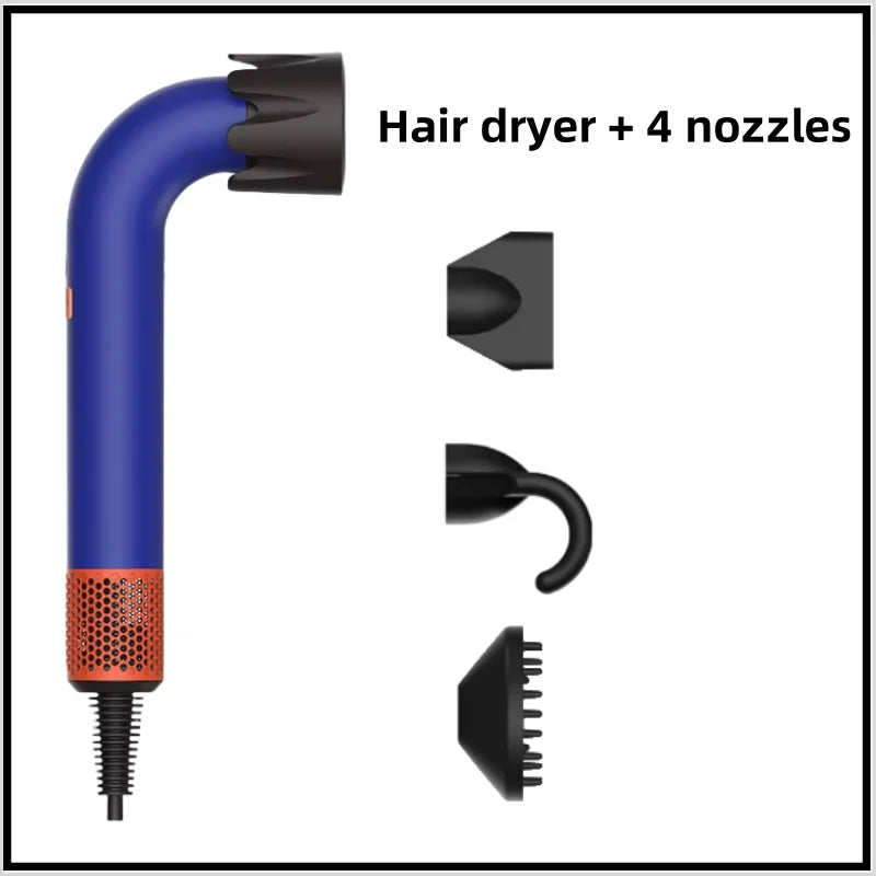 Professional Leafless Hair Dryer Negative Ion Home Salon Personal Hair Styling Tool Compact Electric Hair Dryer for Fast Drying
