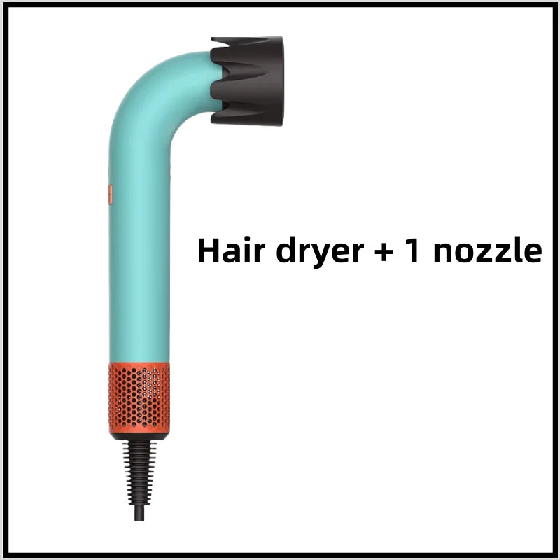 Professional Leafless Hair Dryer Negative Ion Home Salon Personal Hair Styling Tool Compact Electric Hair Dryer for Fast Drying