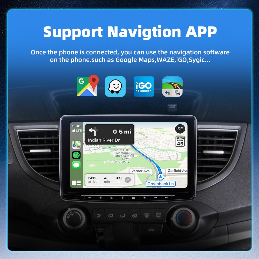 Driveasy™ - Adaptateur 2 en 1 CarPlay & Android Auto Sans Fil – Convertisseur USB Plug & Play pour Voiture avec Système OEM
